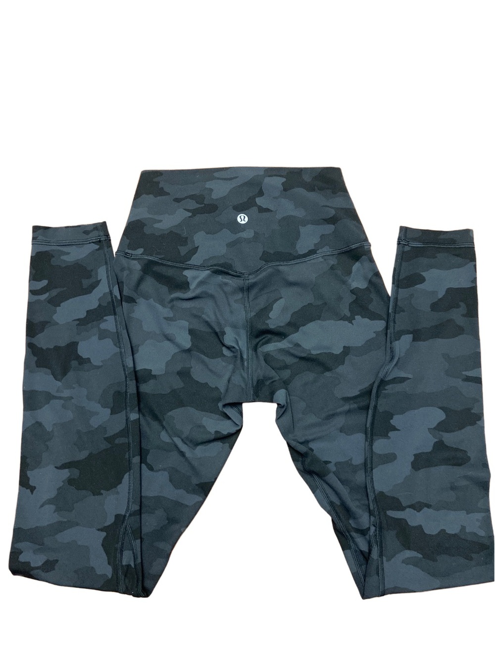 Lululemon Athletica High-Rise Camo Leggings - Black/Gray Women’s Size 4